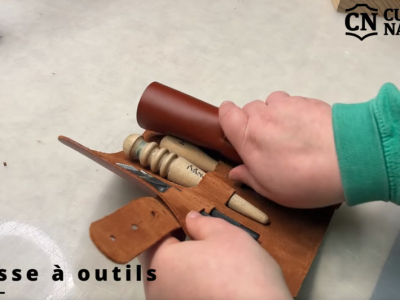 Fabriquer une trousse en cuir pour vos outils - Tutoriel et patron